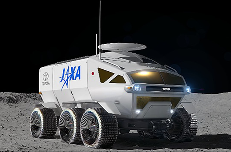 Rover lunar Toyota que utilizaría la Agencia de Exploración Aeroespacial Japonesa (JAXA) en la luna