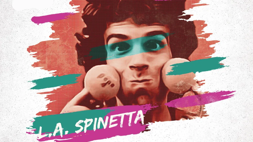 Luis Alberto Spinetta en una gráfica Caníbal
