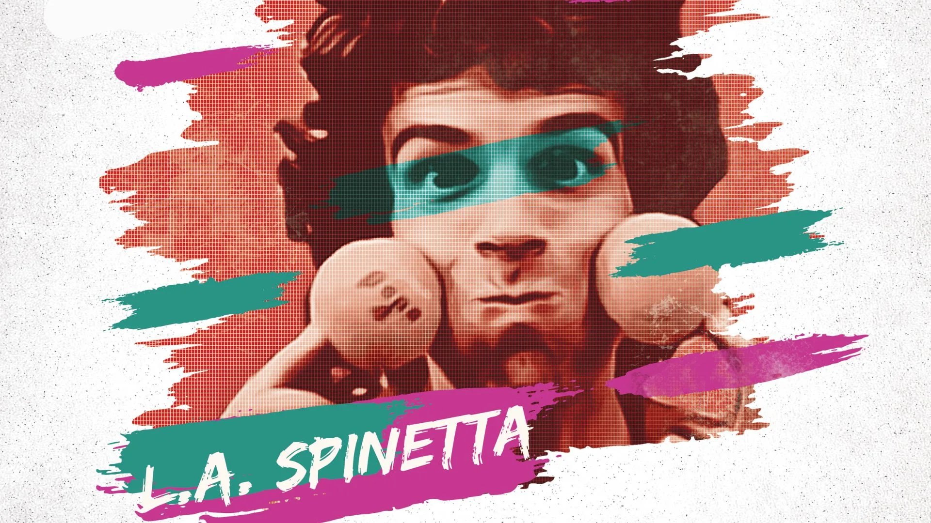 Luis Alberto Spinetta en una gráfica Caníbal