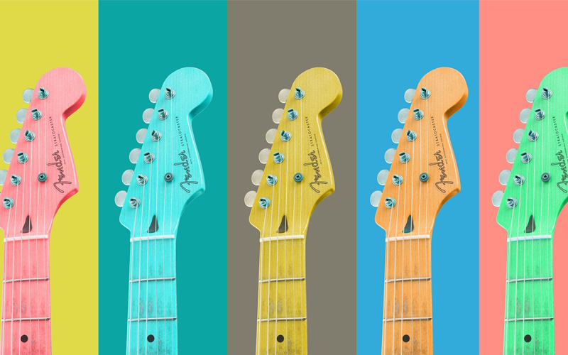 Guitarras de colores