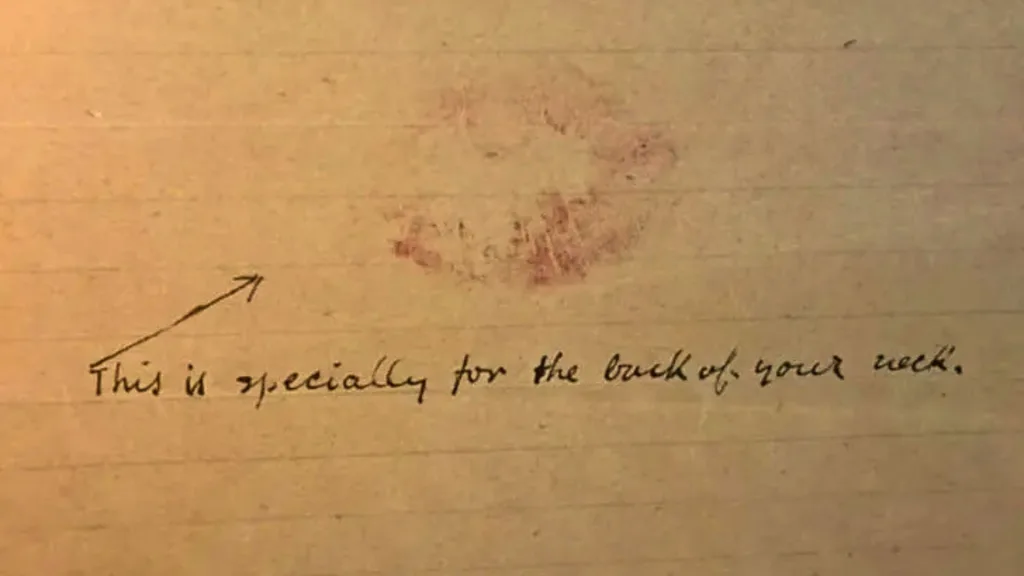 El beso en la carta de Frida Kahlo
