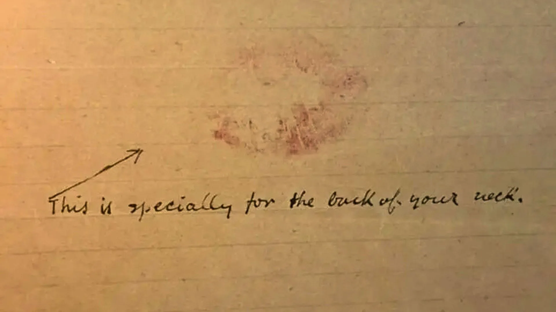 El beso en la carta de Frida Kahlo