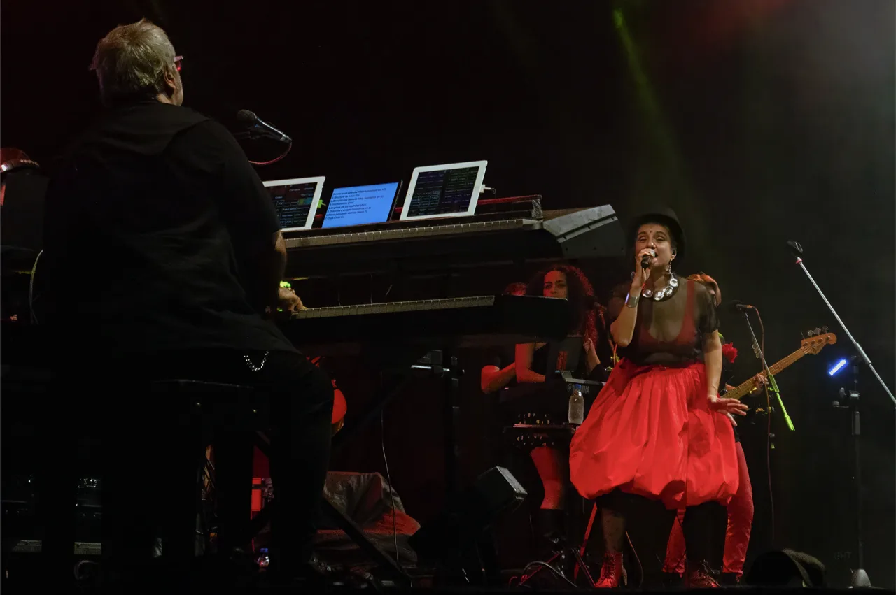 Hilda Lizarazu con Lito Vitale