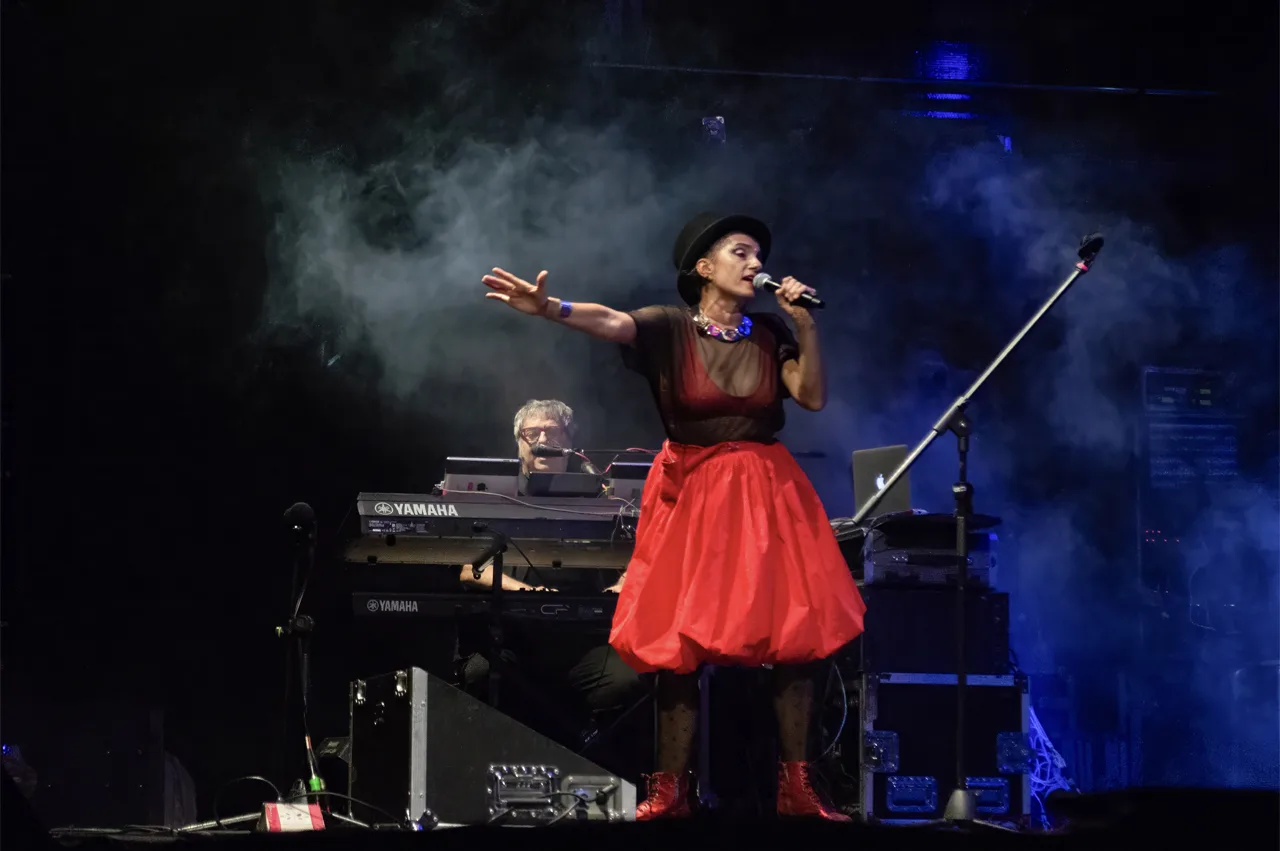 Hilda Lizarazu con Lito Vitale