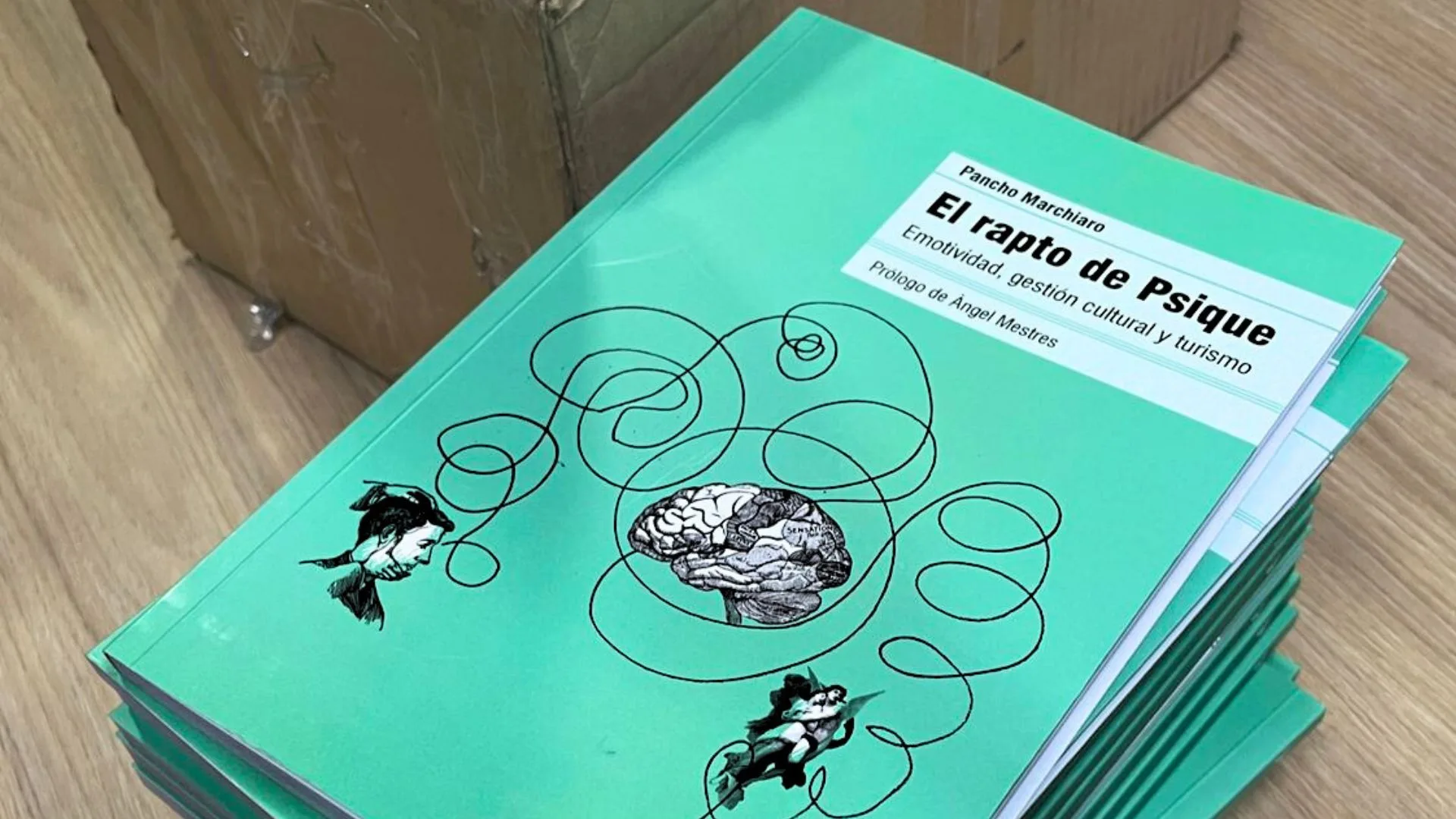 Libro El Rapto de Psique, de Pancho Marchiaro