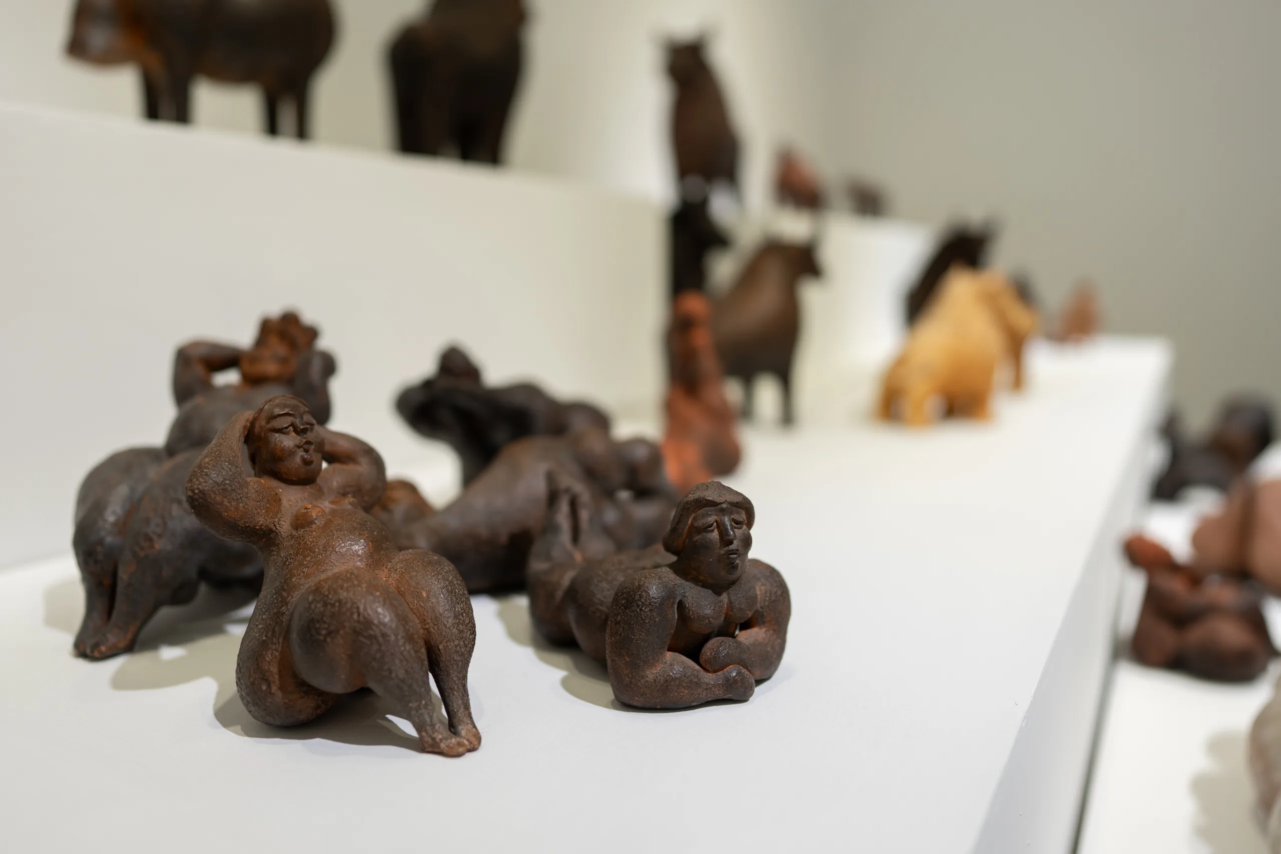Piezas de la Muestra La redondez infinita, de Miguel Ángel Bordone