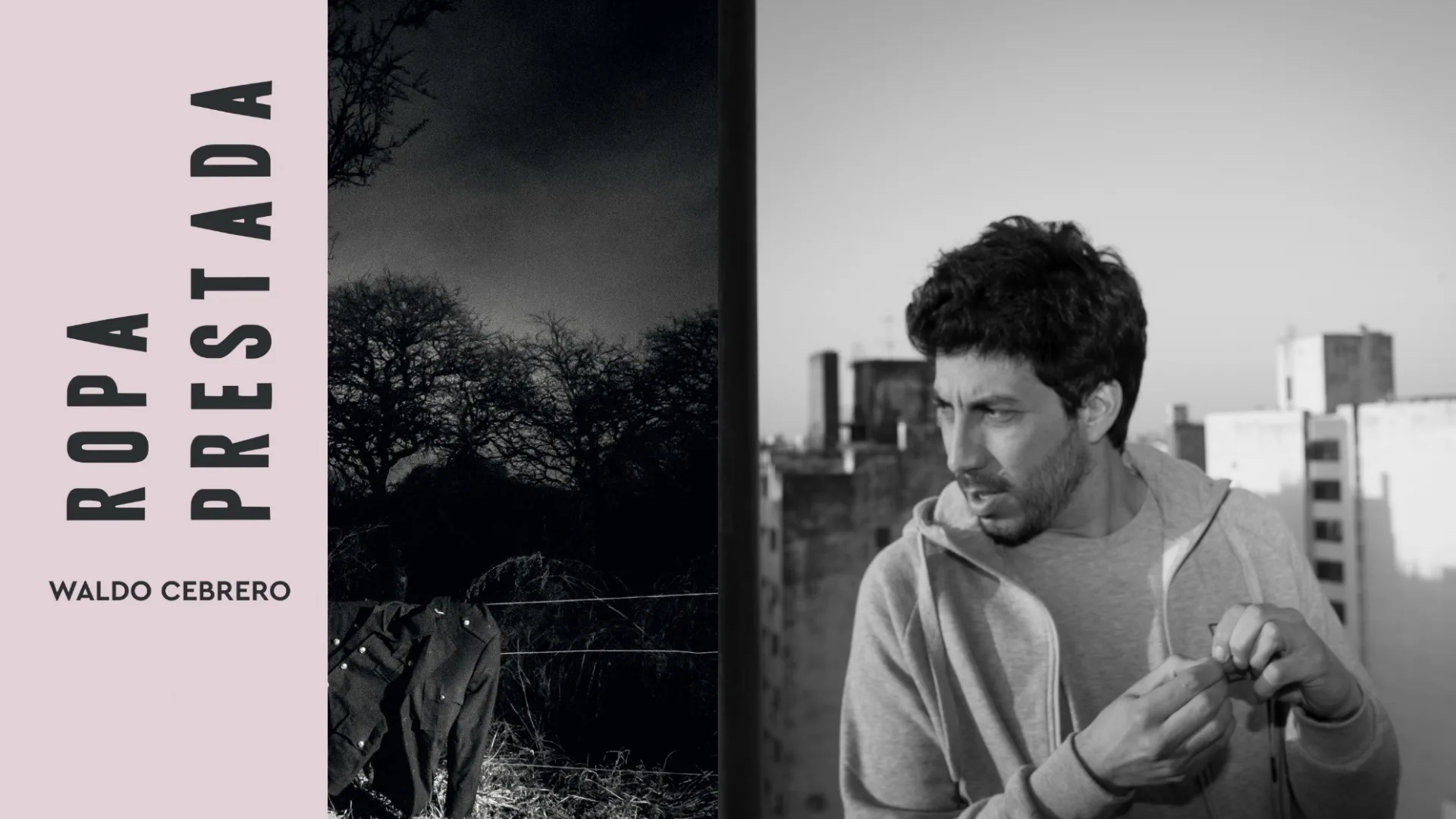 Portada del libro "Ropa prestada" e imagen de su autor el periodista Waldo Cebrero