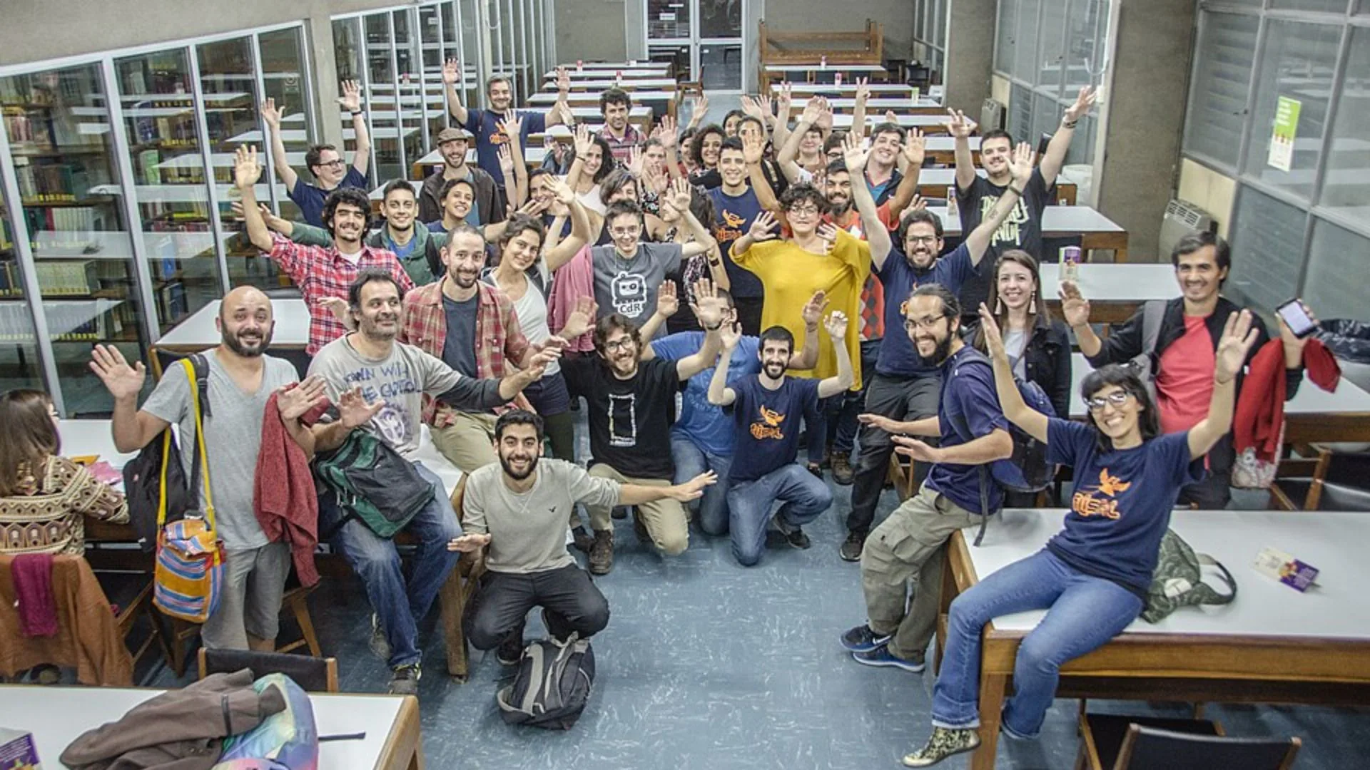 El equipo organizador del Festival de Instalación de Software Libre en Córdoba
