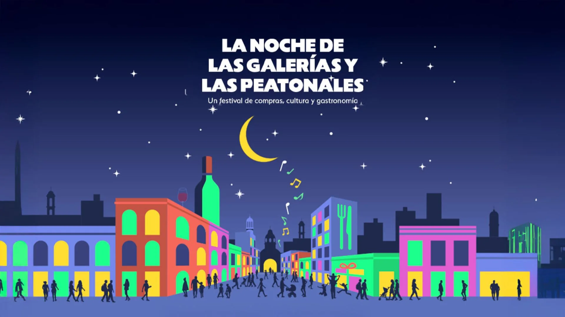 Afiche de La Noche de las galerías y las peatonales 2026
