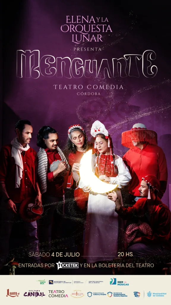 Poster de Elena y la Orquesta Lunar en Córdoba