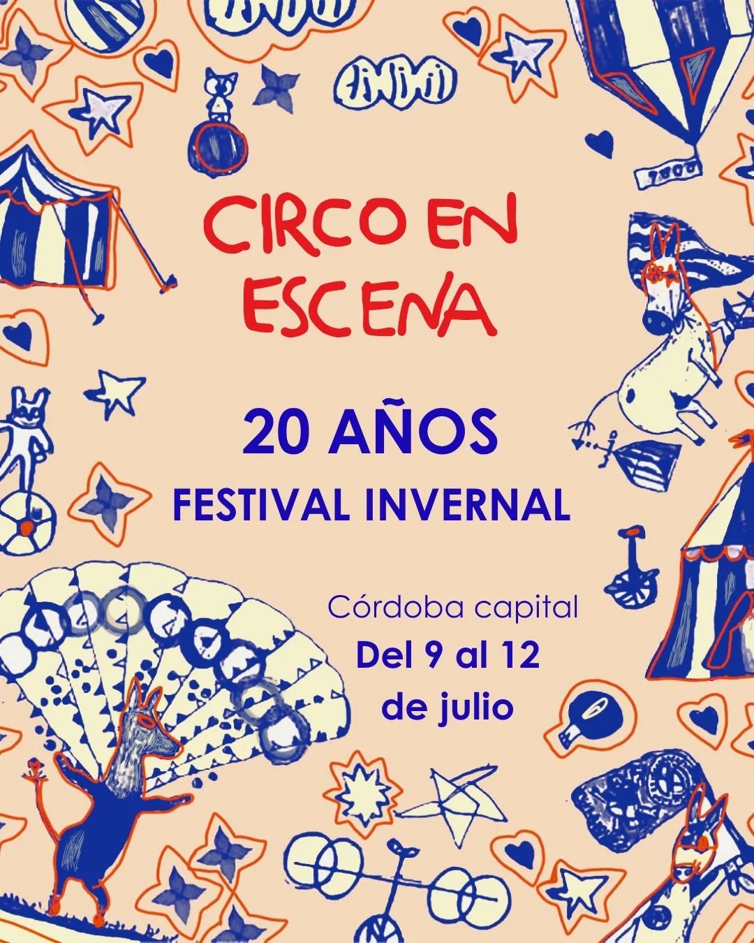 Afiche de Circo en Escena 2026