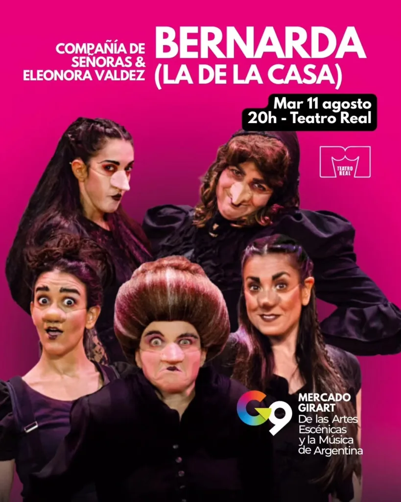 Obra de teatro "Bernarda la de la casa" en el Mercado Girart
