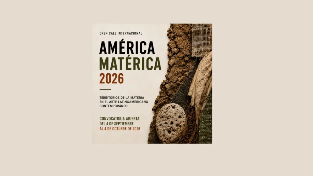 Convocatoria America Matérica